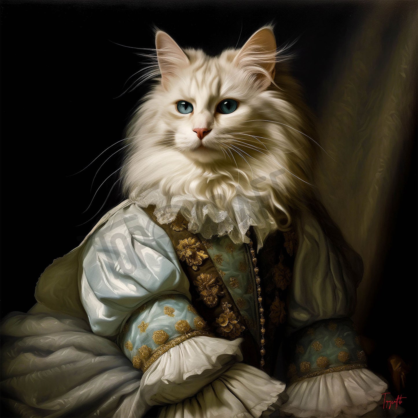 Maine Coon Blanc